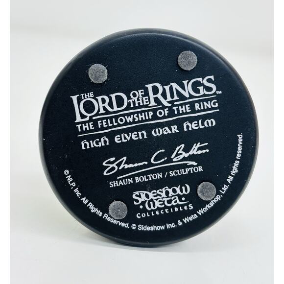 Sideshow Weta High Elven War 1:4 Helm Lord of the Rings Fellowship No Box - Picture 8 of 9